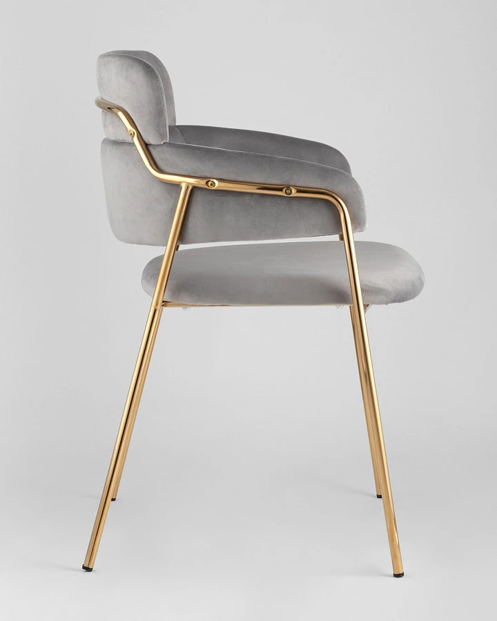 Стул Полин светло-серый - фото 5