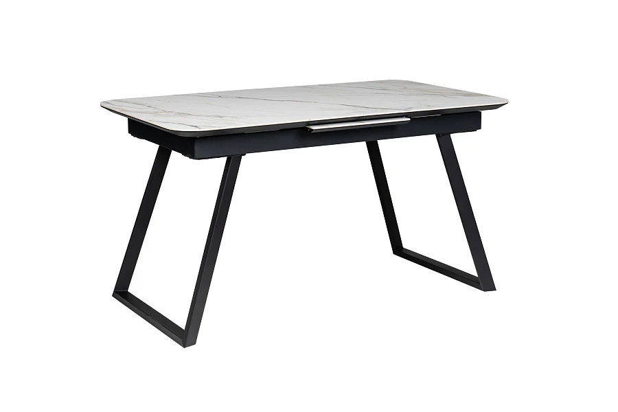 Стол Пеле раздвиж. 140-180 Керамогранит Светлый Мрамор