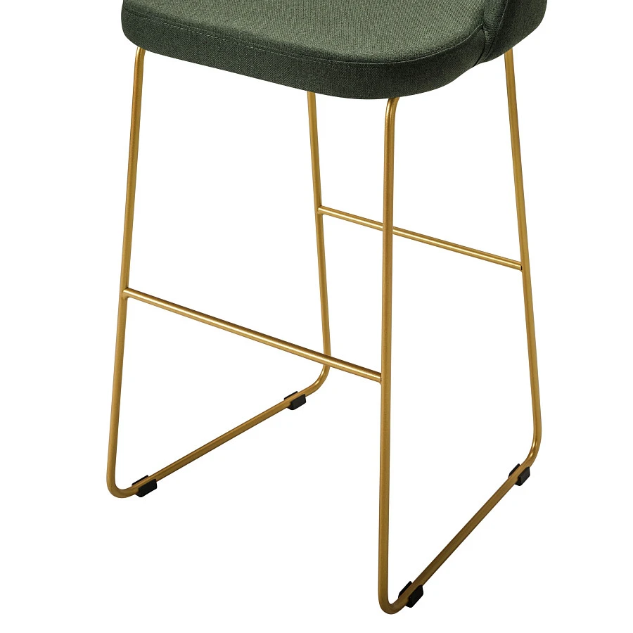 Кресло Бар. Lars тёмно-зеленый/Линк золото - фото 5