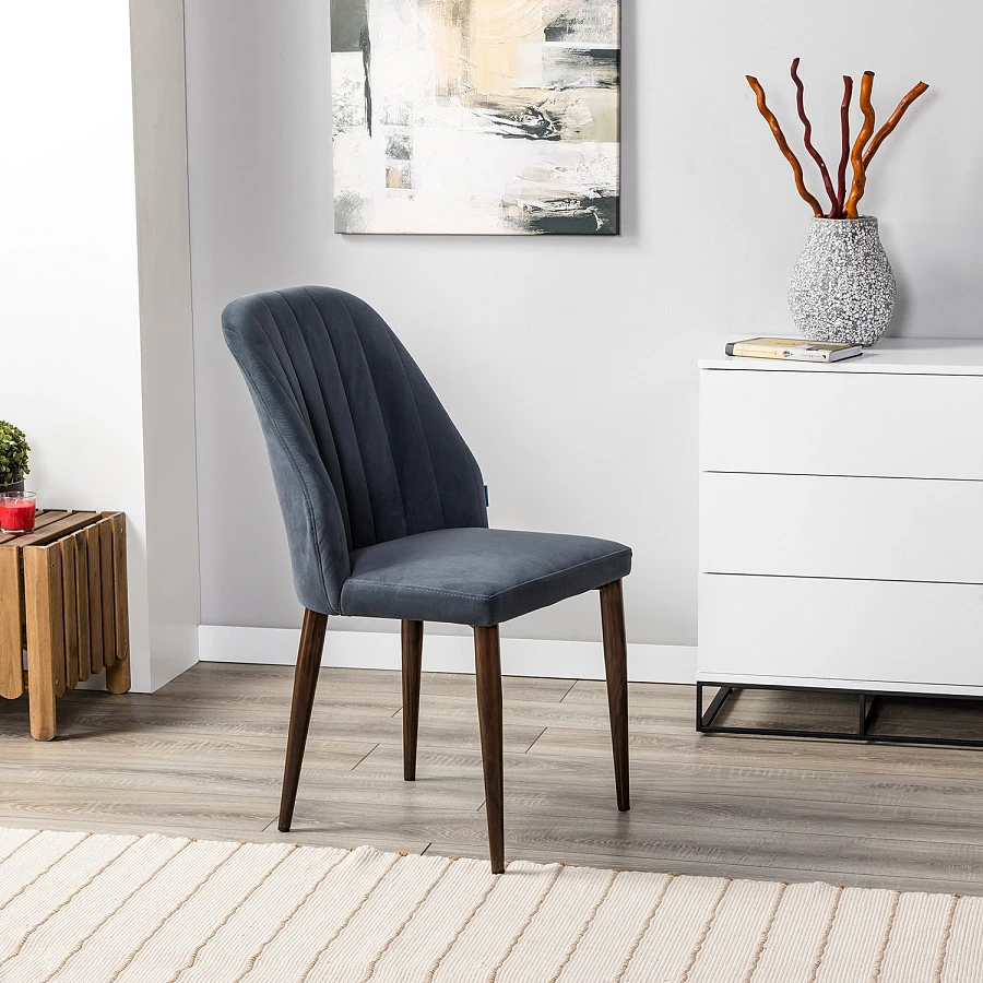 Стул Alen Diag grey_т. орех - фото 8