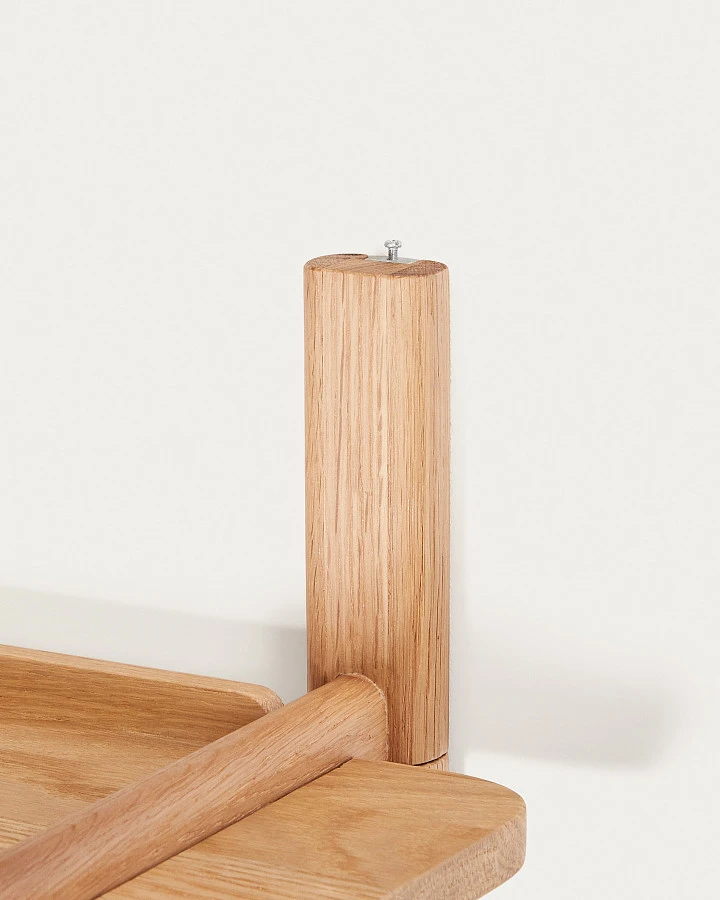 Sitra Модульная полка 3 шт из массива дуба с натуральной отделкой - фото 7