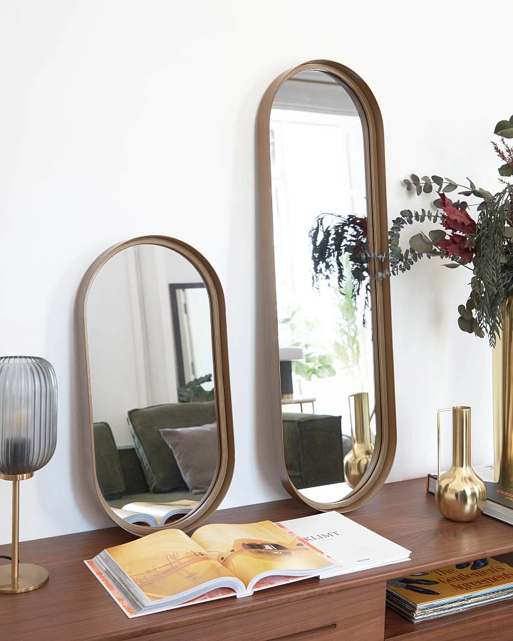 Зеркало настенное Tiare металлическое 31 x 101 см - фото 2