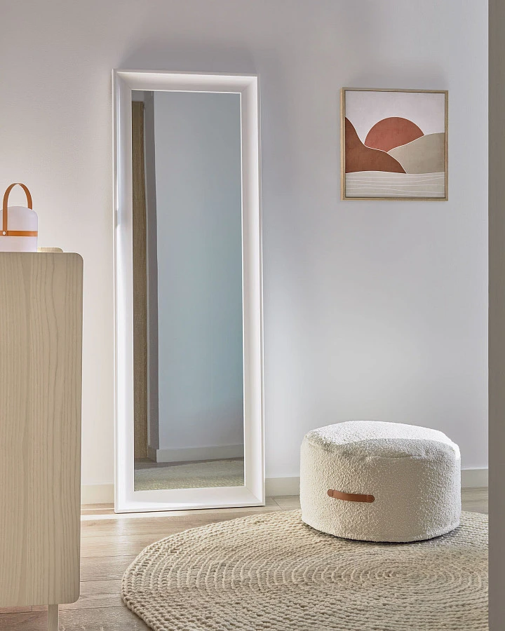 Зеркало Romila белое 52 x 152 cm - фото 2