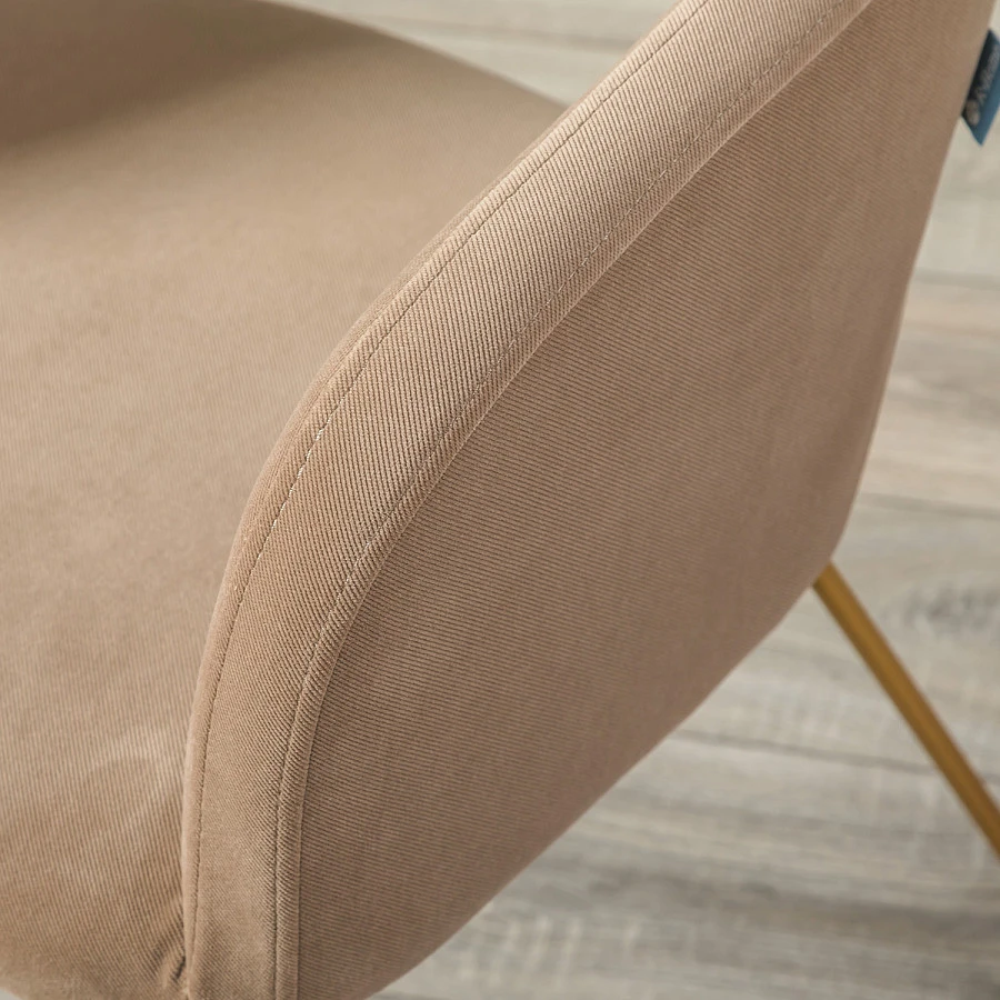 Стул Oscar Diag beige/Линк золото - фото 12