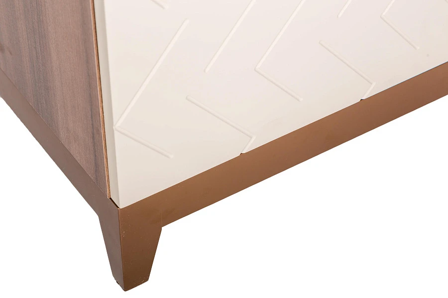 Шкаф 1-дверный универсальный (без полок) Сканди_Беж - фото 6