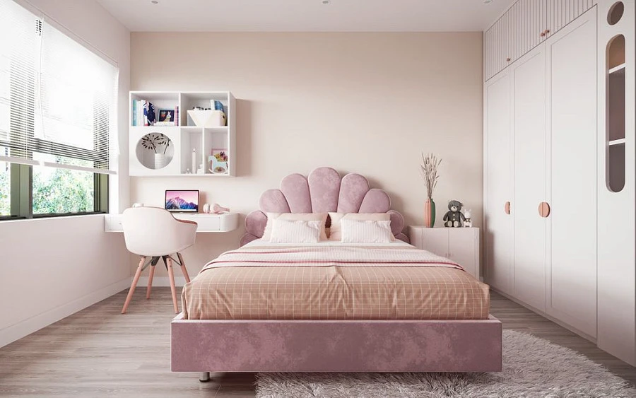 Кровать Ксю 120х200 кирпичного цвета - фото 2