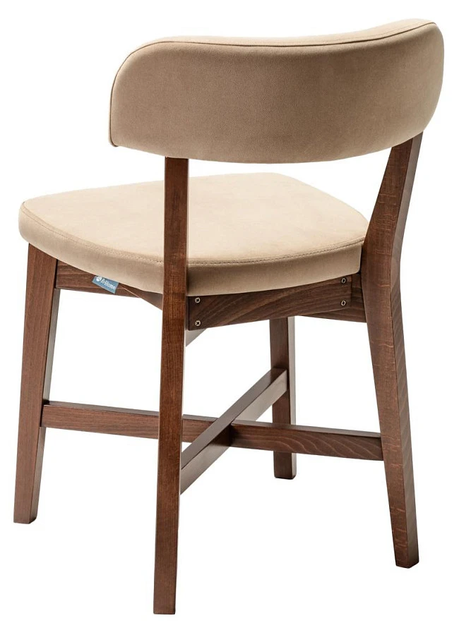 Стул Frank Pro Diag Beige/Темный орех - фото 4