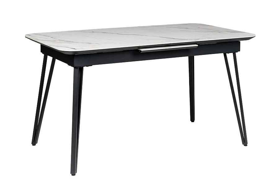Стол Диего раздвиж. 120-150 Керамогранит Светлый Мрамор