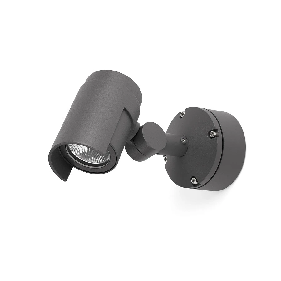 Настенный прожектор регулируемый FOC-1 темно-серый - фото 3