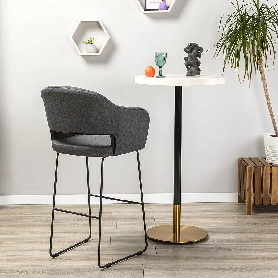 Кресло Бар. Oscar тёмно-серый/Линк - фото 8