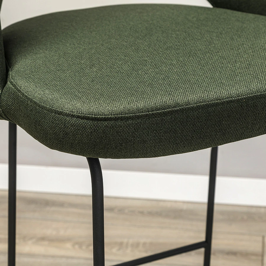 Кресло Бар. Lars тёмно-зеленый/Линк - фото 9