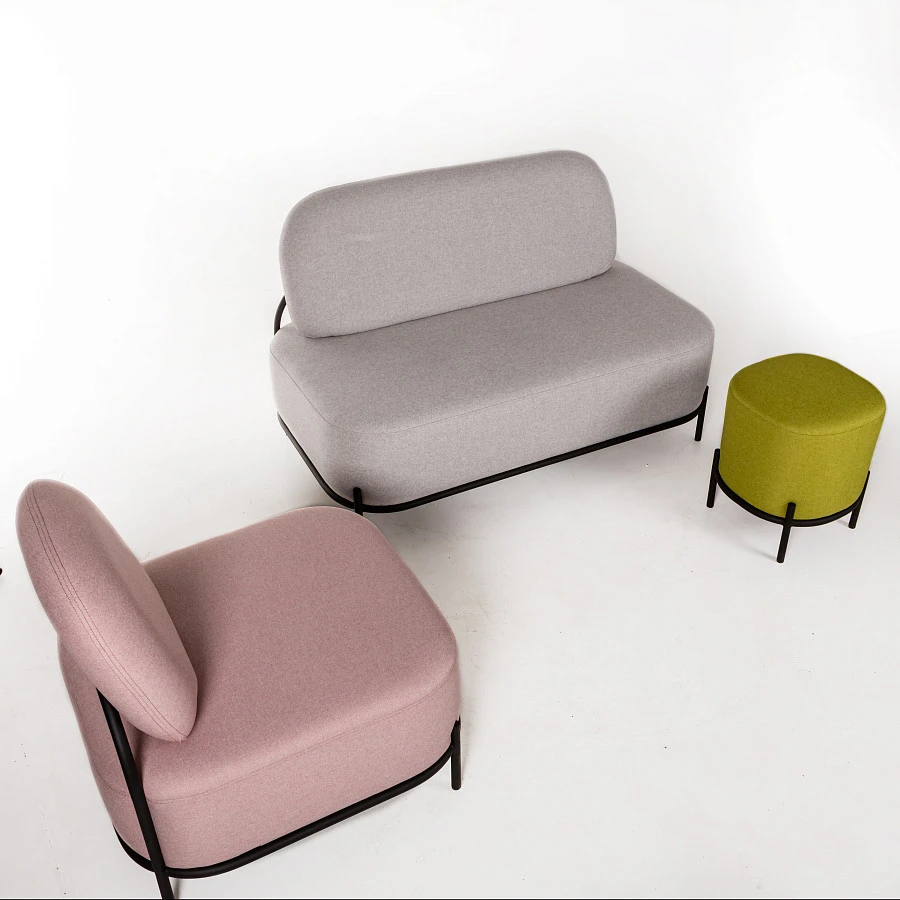 Диван Gawaii 2-х мест Розовый - фото 8