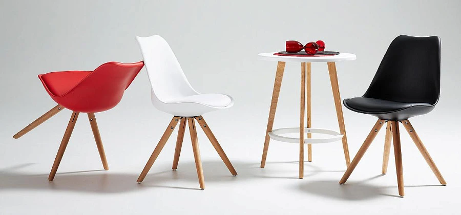 Стул Lars красный пластик - фото 7