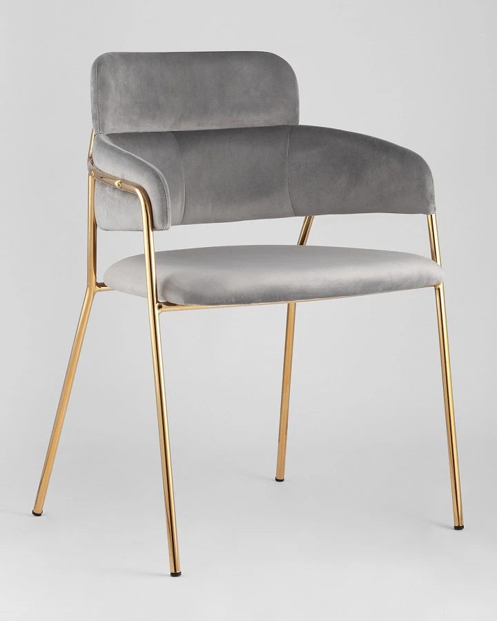 Стул Полин светло-серый - фото 2