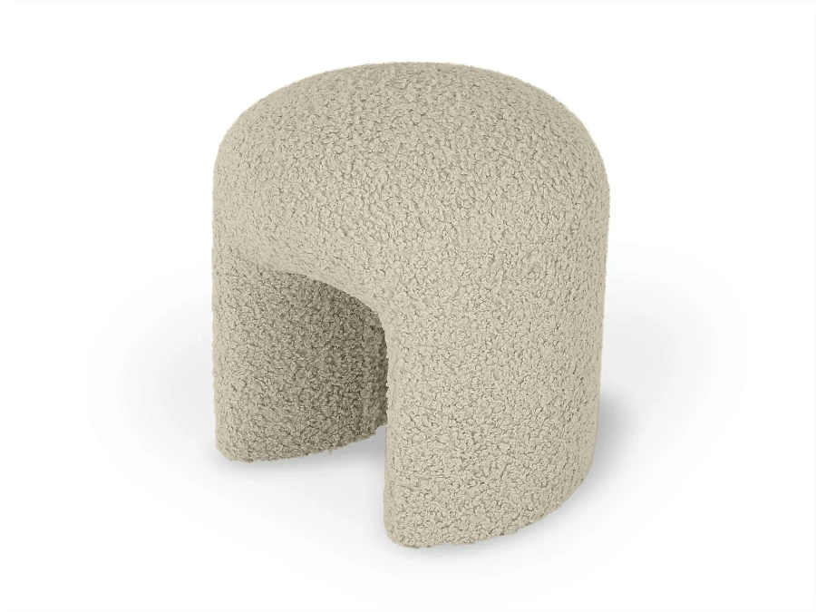 Пуф Shaggy бежевый