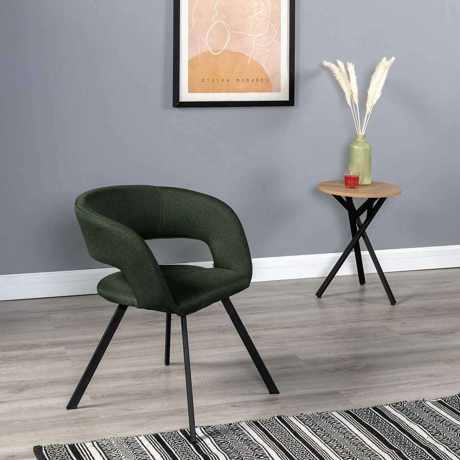 Кресло Hugs тёмно-зеленый/Арки - фото 8