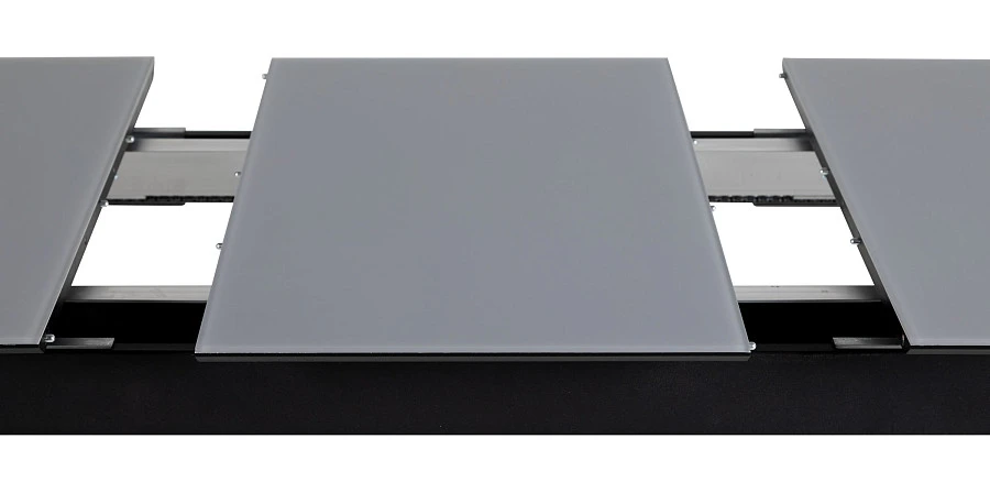 Стол раскл. Combi Glass 120-150 Automatic Natur/Dark matte glass - фото 4