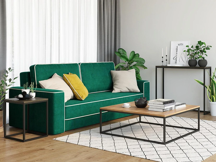 Стол журнальный Мальборк Квадро Дуб лофт - фото 5