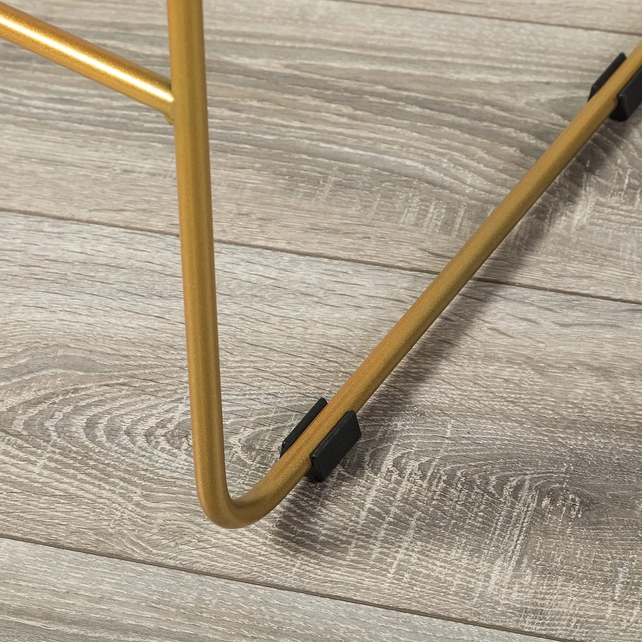 Кресло полубар Lars тёмно-серый/Линк золото - фото 15