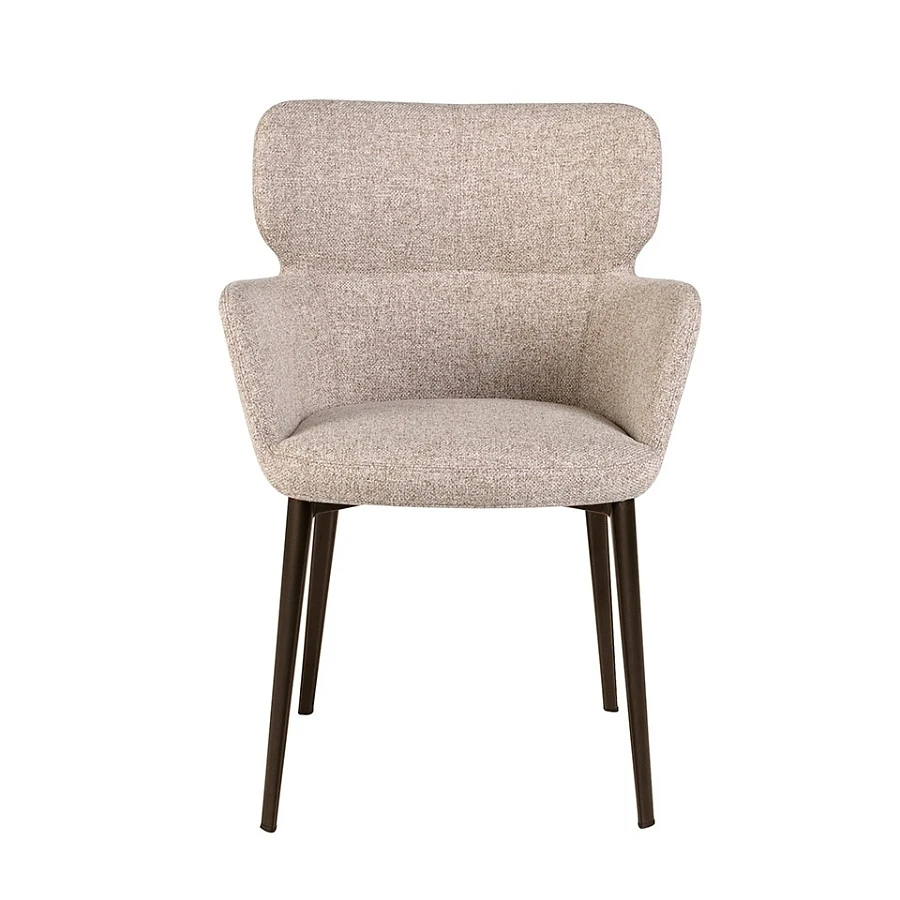 Стул 4104/A208 коричневый из мраморной ткани - фото 3