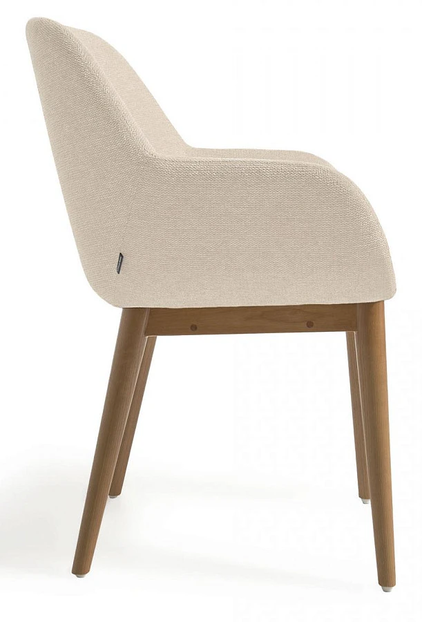 Стул Konna бежевый/массив ясеня - фото 2