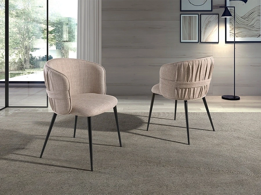 Стул 4146/DC917A коричневый тканевый - фото 5