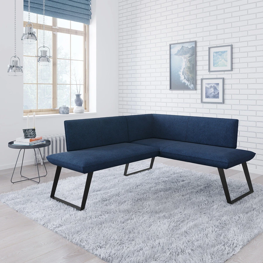 Диван кухон. Cosmo 158-140 R blue 1680*1500*830 - фото 3