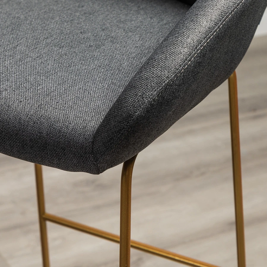 Кресло Бар. Kent тёмно-серый/Линк золото - фото 15