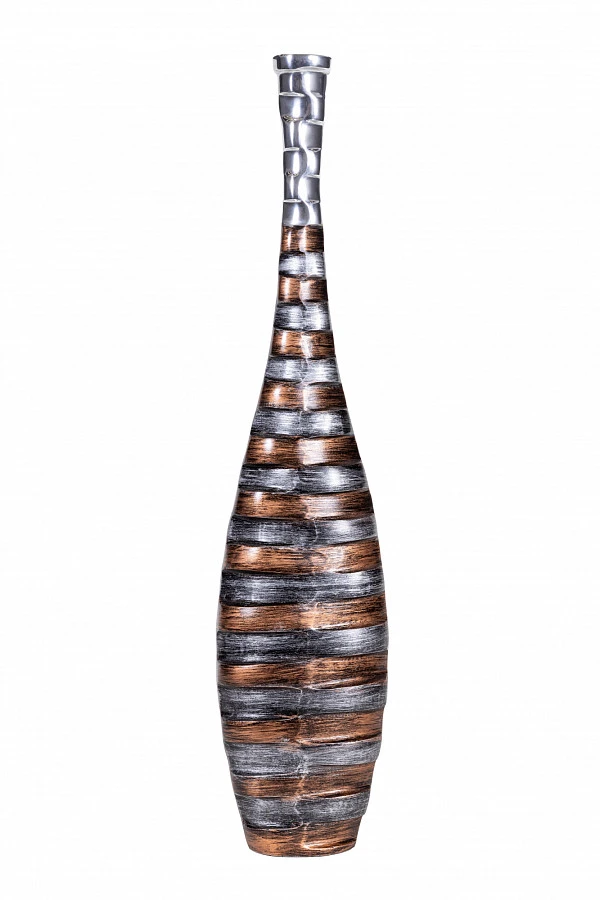 Ваза мет. высокая STRIPES 0.82x0.18x0.06м