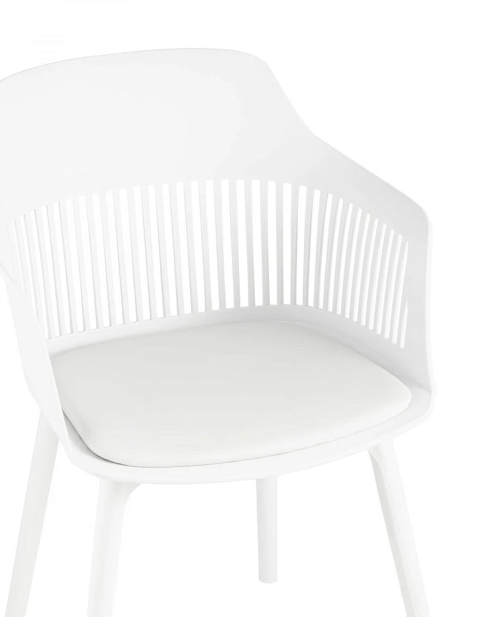 Стул Crocus с подушкой белый - фото 2