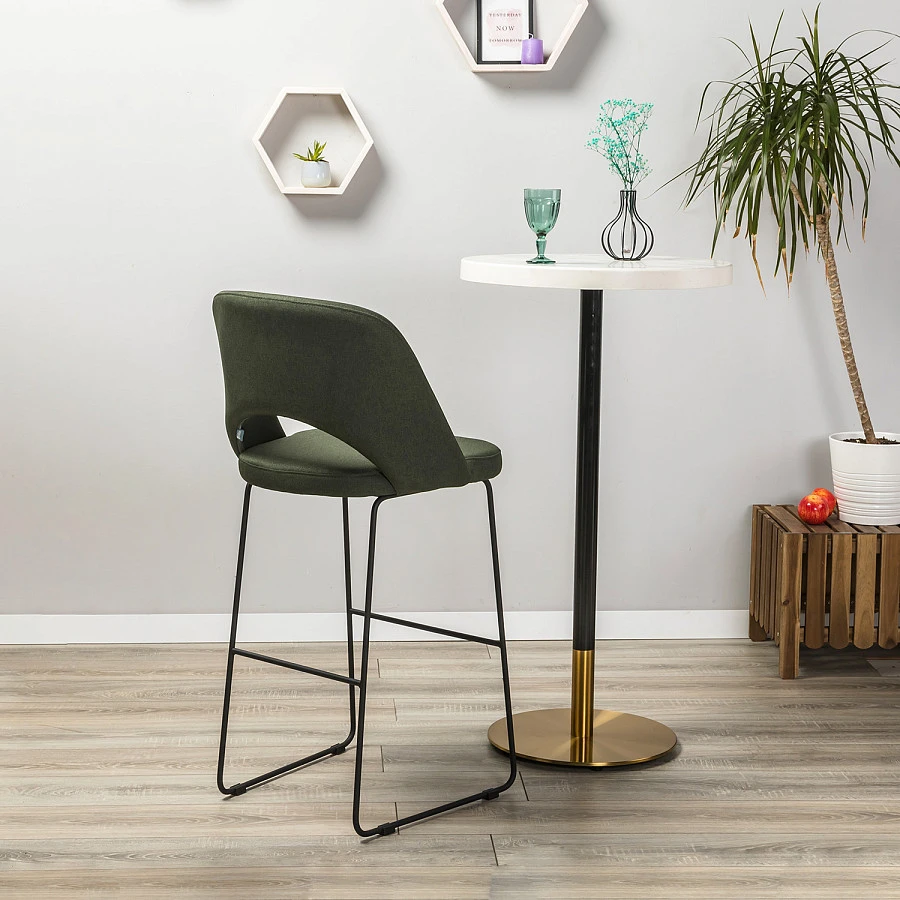 Кресло Бар. Lars тёмно-зеленый/Линк - фото 11