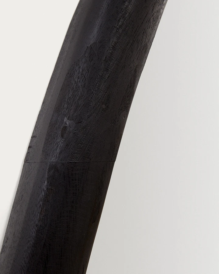 Magrit Зеркало в раме из мас. мунг. с чер/отдел. - фото 5