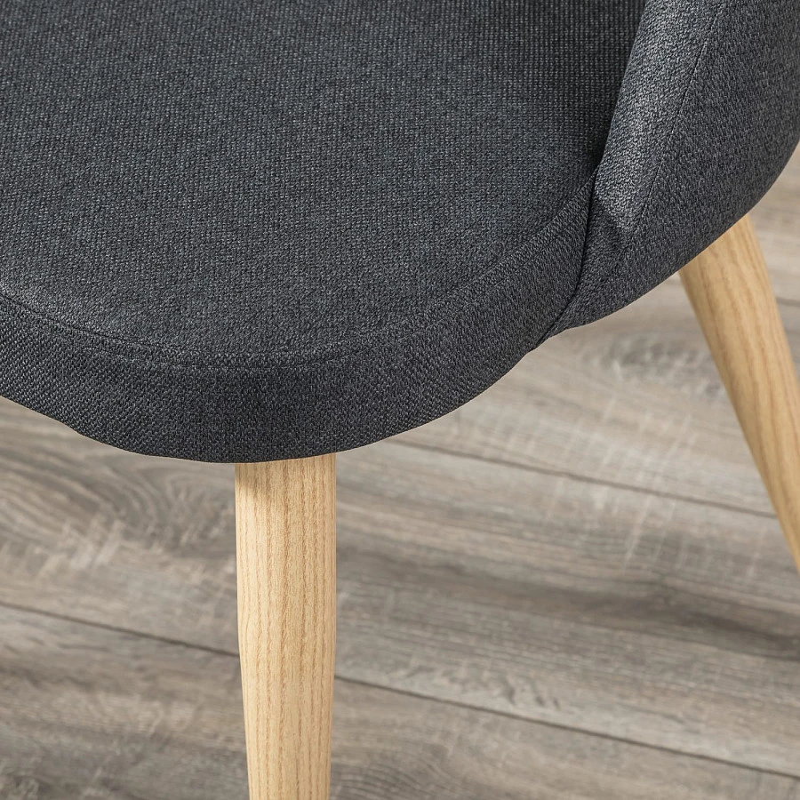 Стул Lars тёмно-серый/нат.дуб - фото 14
