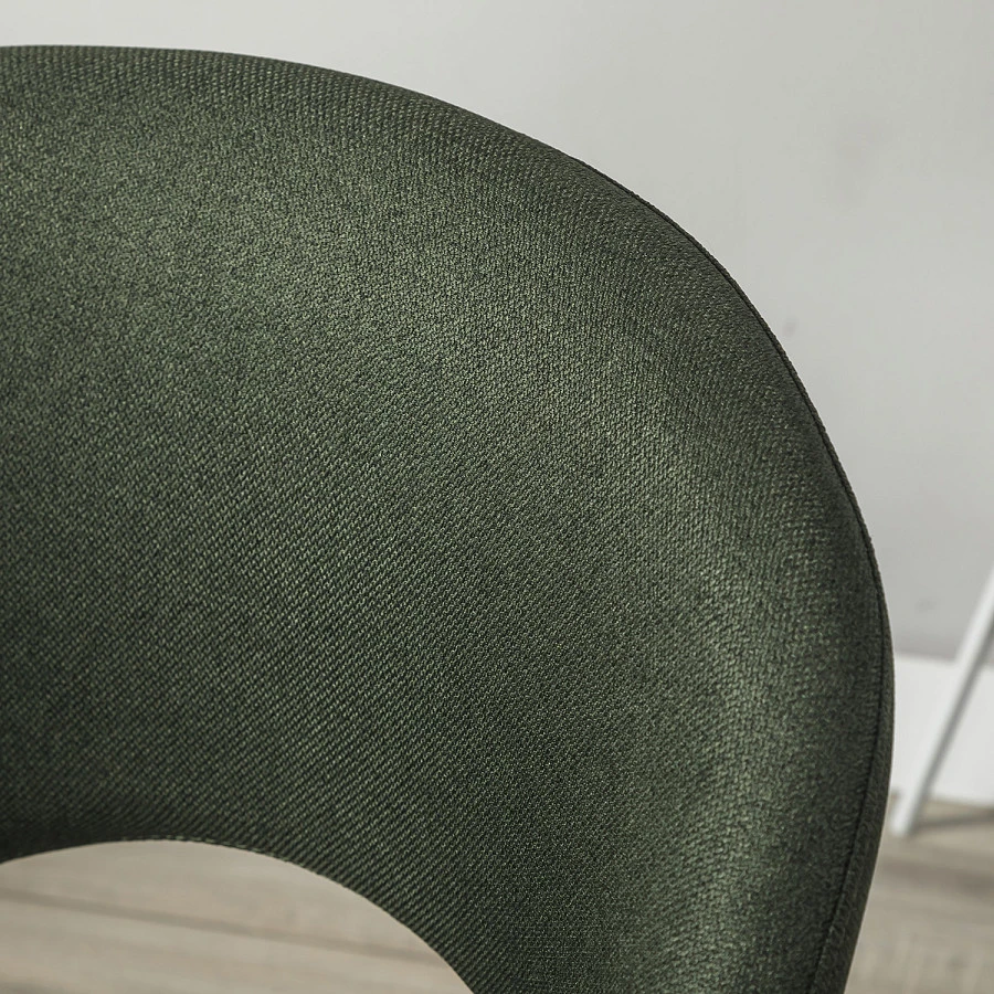 Кресло Lars тёмно-зеленый/Линк золото - фото 11