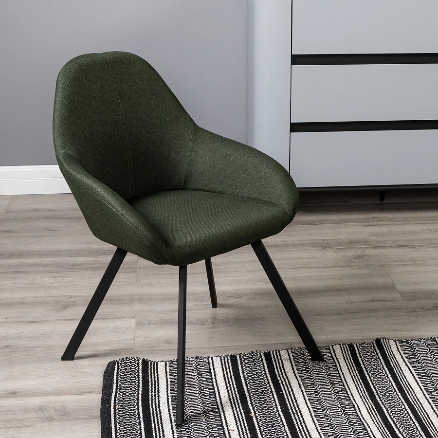 Кресло Kent тёмно-зеленый/Арки - фото 11