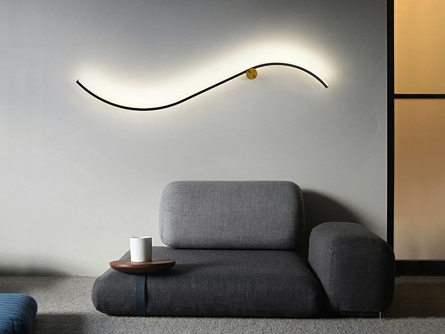 Siloe Настенный светильник черный/золотой - фото 14