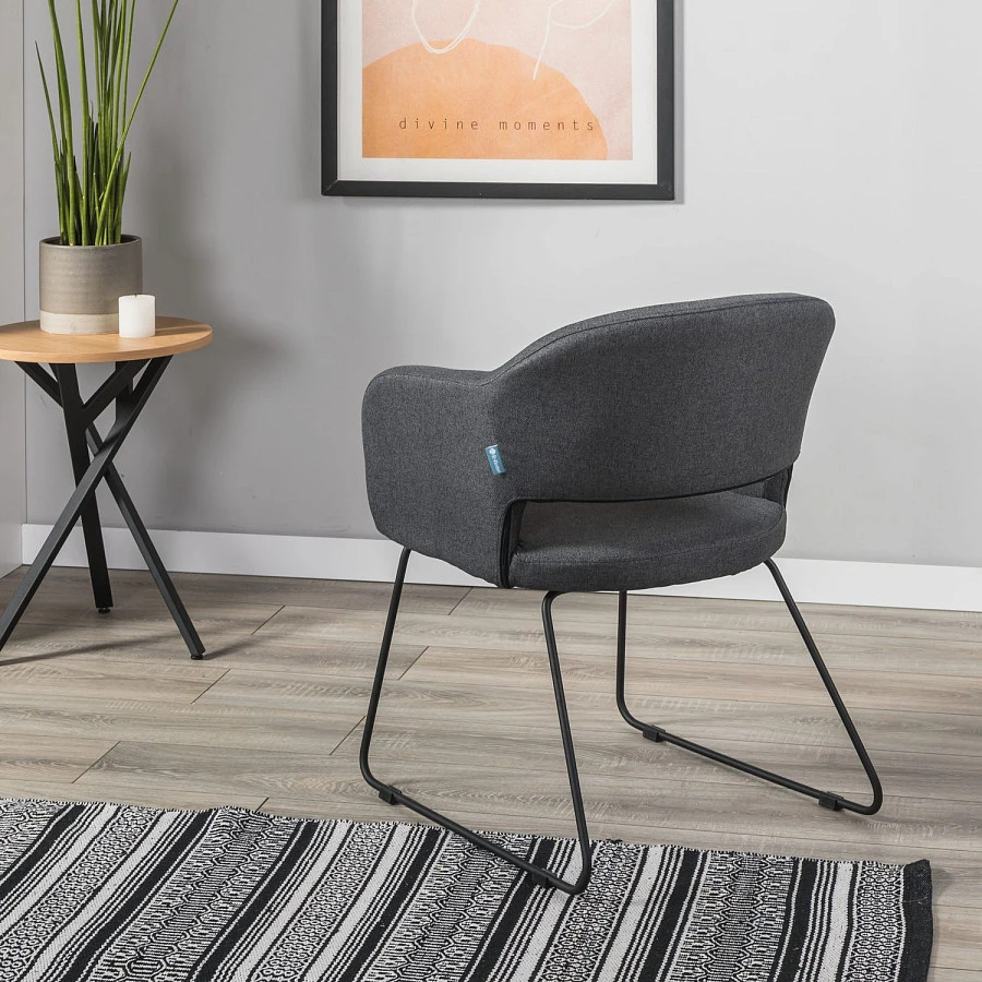 Стул Oscar тёмно-серый/Линк - фото 13