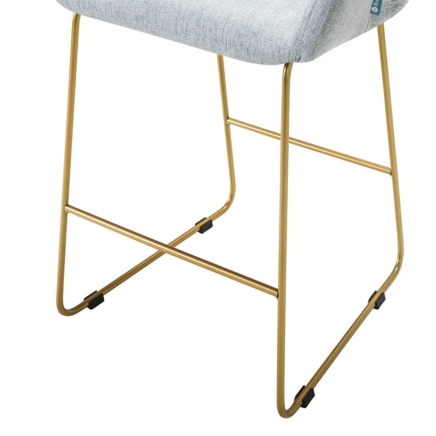 Кресло полубар Hugs св.сер/Линк золото - фото 5