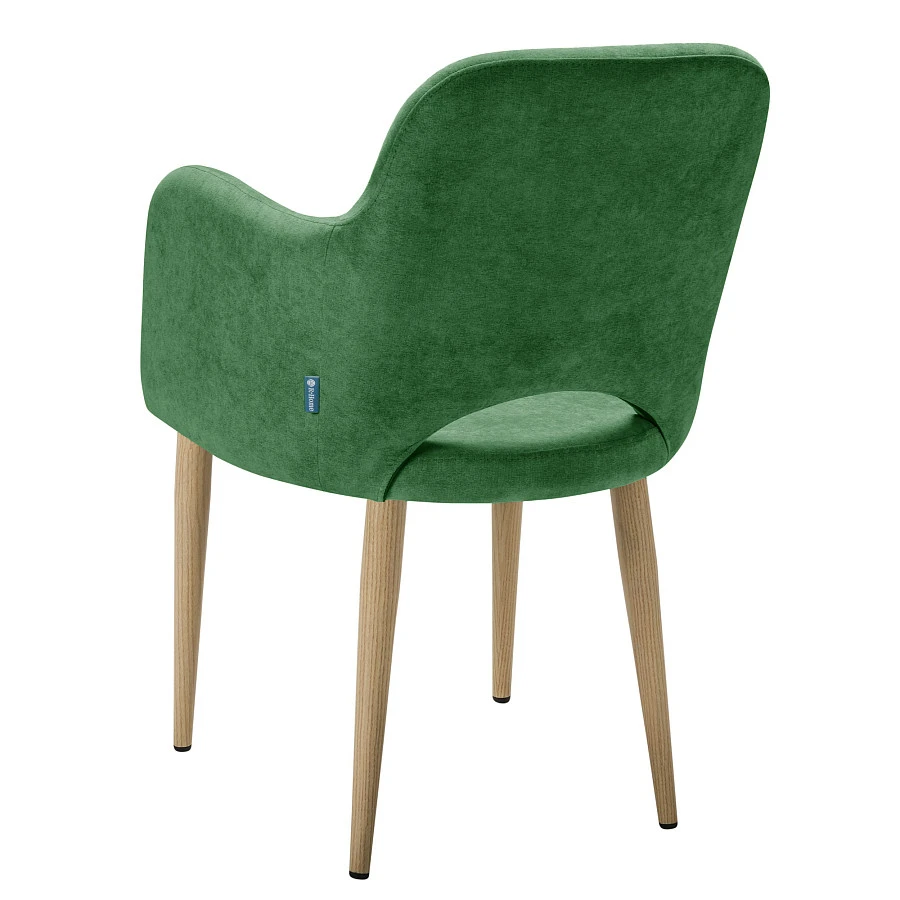 Стул Ledger green grass/нат.дуб - фото 3