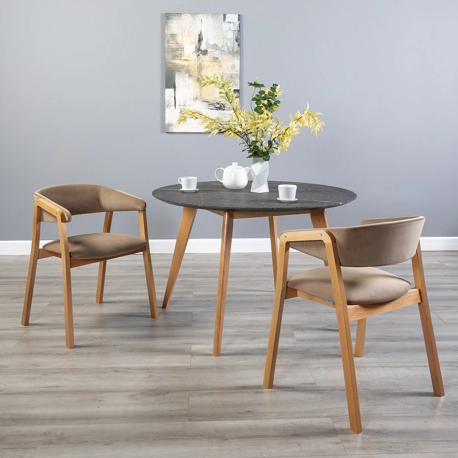 Кресло Dalia Soft Beige/Натур - фото 9