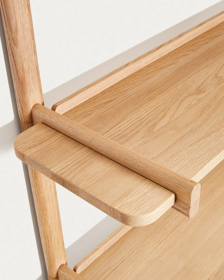 Sitra Модульная полка 3 шт из массива дуба с натуральной отделкой - фото 5