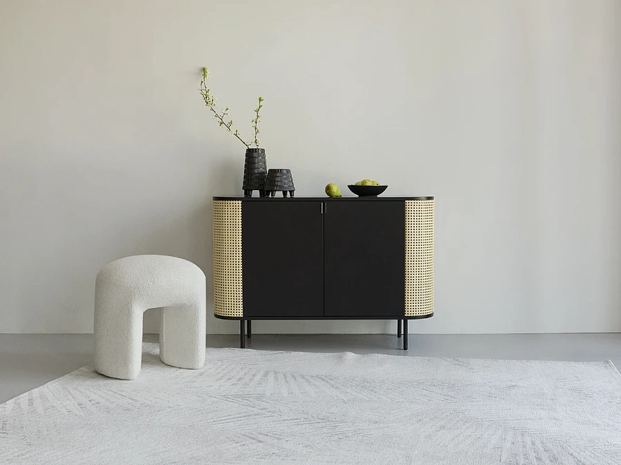 Пуф Shaggy бежевый - фото 8