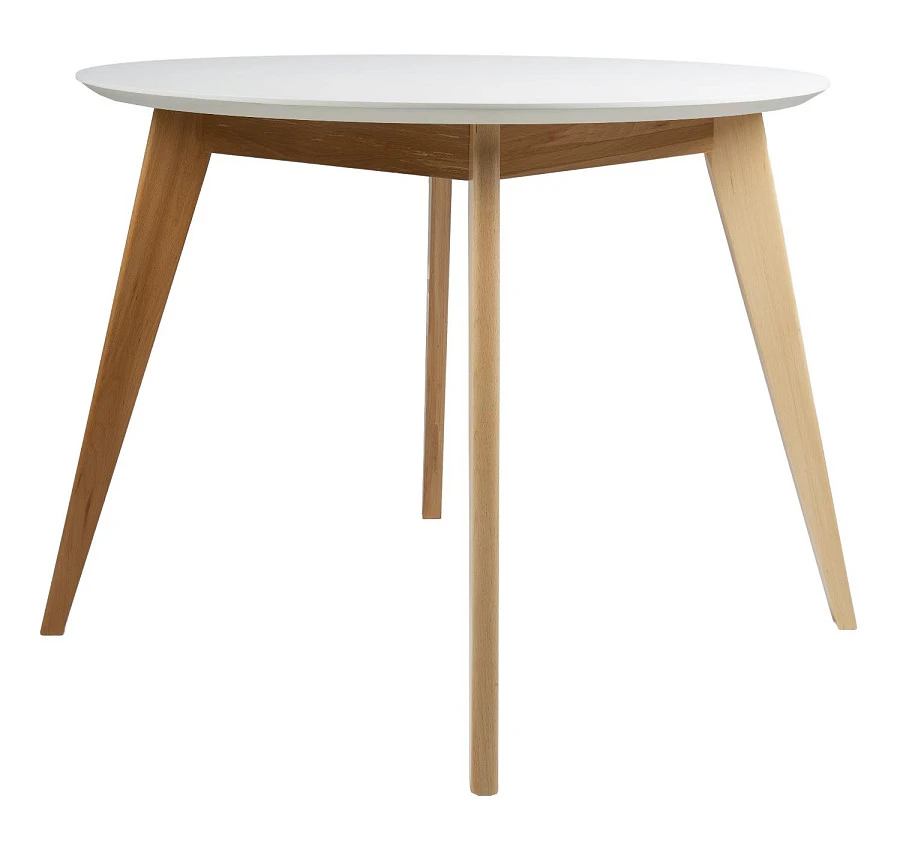 Стол Лунд круглый д.860 Белый - фото 3