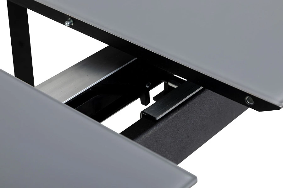 Стол раскл. Combi Glass 120-150 Automatic Natur/Dark matte glass - фото 8