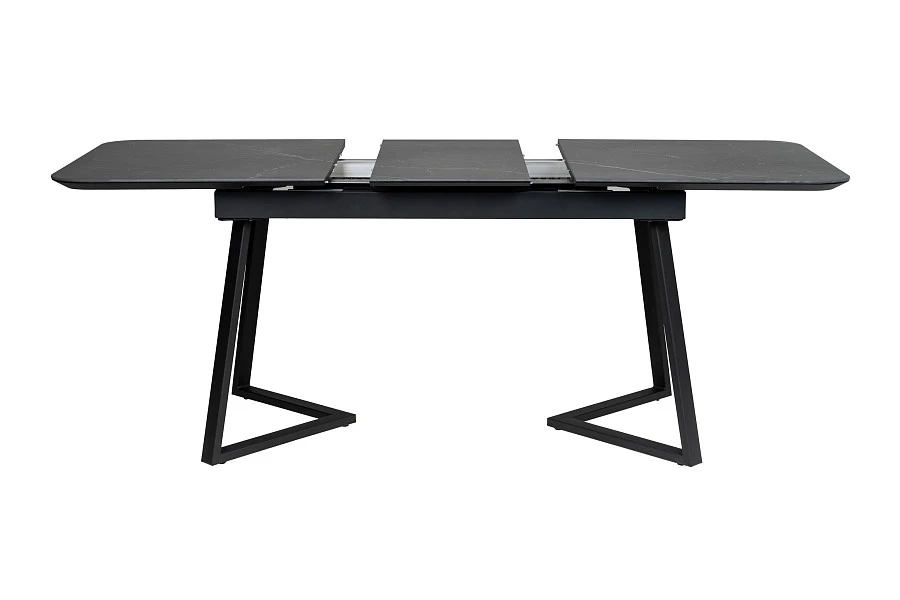 Стол Роналдо раздвиж. 140-180 Керамогранит Темный Мрамор - фото 3