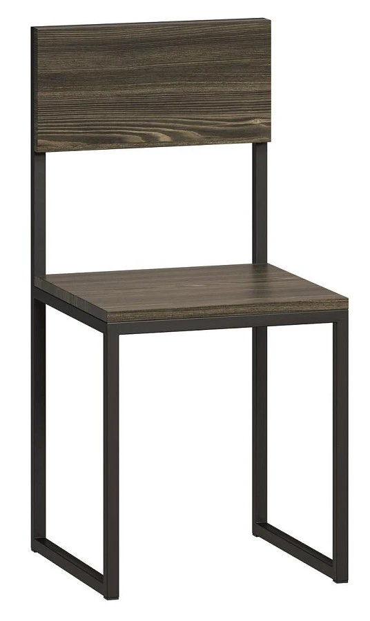 Стул обеденный Бервин серый лофт