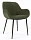 Стул Konna темно-зеленый/сталь,черный