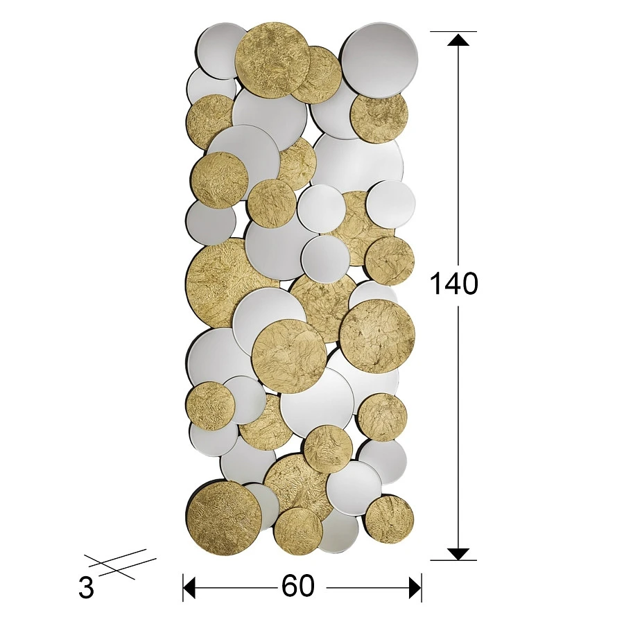 Зеркало Cirze 140x60 - фото 2