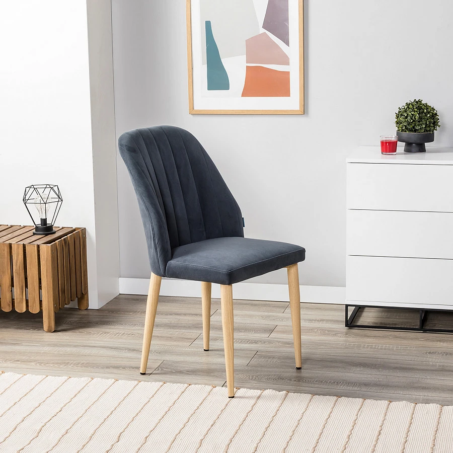 Стул Alen Diag grey_нат.дуб - фото 15