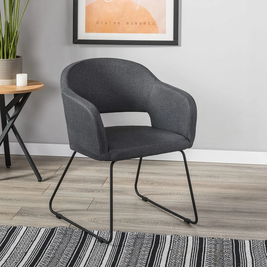 Стул Oscar тёмно-серый/Линк - фото 6